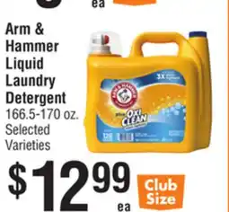 Smart & Final Arm & Hammer Liquid Laundry Detergent offer