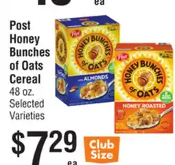 Smart & Final Post Honey Bunches of Oats Cereal offer