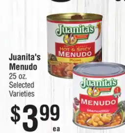 Smart & Final Juanita's Menudo offer