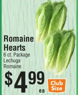 Smart & Final Romaine Hearts offer