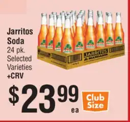 Smart & Final Jarritos Soda offer