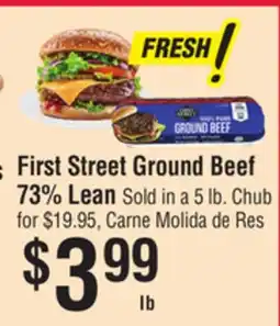 Smart & Final First Street Ground Beef offer