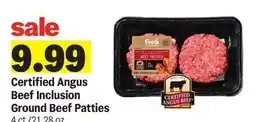 Meijer Certified Angus Beef Inclusion Ground Beef Patties offer