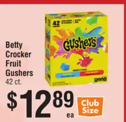 Smart & Final Betty Crocker Fruit Gushers offer