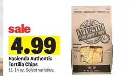 Meijer Hacienda Authentic Tortilla Chips offer