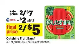 Meijer Outshine Fruit Bars offer
