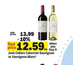 Meijer Josh Cellars Cabernet Sauvignon or Sauvignon Blanc offer