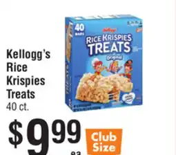 Smart & Final Kellogg's Rice Krispies Treats offer