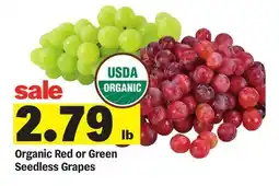Meijer Organic Red or Green Seedless Grapes offer