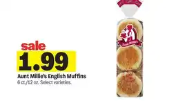 Meijer Aunt Millie's English Muffins offer