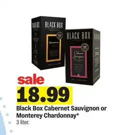 Meijer Black Box Cabernet Sauvignon or Monterey Chardonnay offer