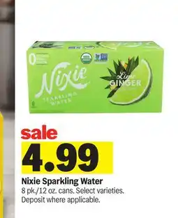 Meijer Nixie Sparkling Water offer