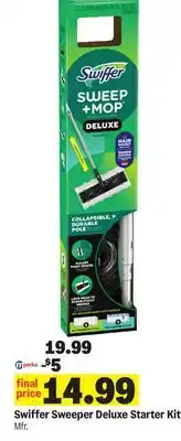 Meijer Swiffer Sweeper Deluxe Starter Kit offer