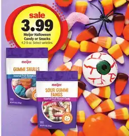 Meijer Meijer Halloween Candy or Snacks offer