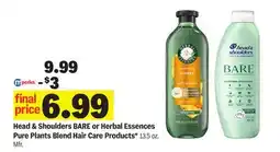 Meijer Head & Shoulders BARE or Herbal Essences Pure Plants Blend Hair Care Products offer