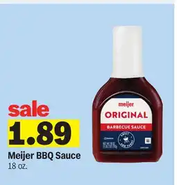 Meijer Meijer BBQ Sauce offer