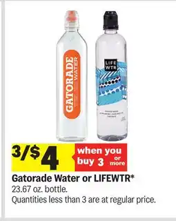 Meijer Gatorade Water or LIFEWTR offer