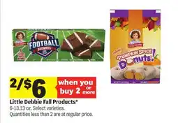 Meijer Little Debbie Fall Products offer
