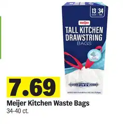 Meijer Meijer Kitchen Waste Bags offer