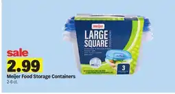 Meijer Meijer Food Storage Containers offer