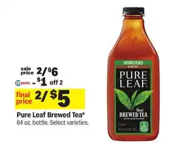 Meijer Pure Leaf Brewed Tea offer
