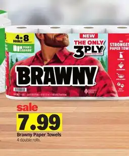 Meijer Brawny Paper Towels offer