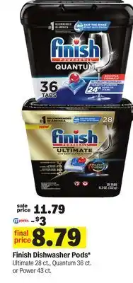 Meijer Finish Dishwasher Pods offer