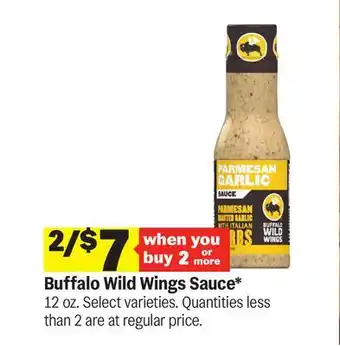 Meijer Buffalo Wild Wings Sauce offer