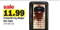 Meijer Frederik's by Meijer Bar Cake offer