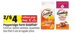 Meijer Pepperidge Farm Goldfish offer