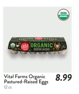 Fresh Thyme Vital Farms Organic Pastured-Raised Eggs offer
