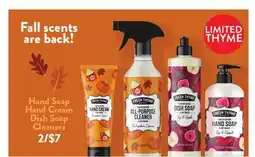 Fresh Thyme Hand Soap Hand Cream Dish Soap Cleaners offer