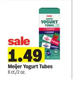 Meijer Meijer Yogurt Tubes offer