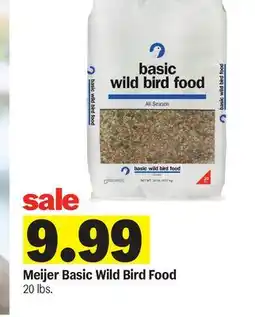 Meijer Meijer Basic Wild Bird Food offer