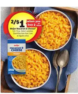 Meijer Meijer Macaroni & Cheese offer
