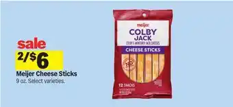 Meijer Meijer Cheese Sticks offer