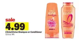 Meijer L' Oréal Elvive Shampoo or Conditioner offer