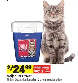 Meijer Meijer Cat Litter offer