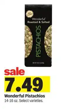 Meijer Wonderful Pistachios offer