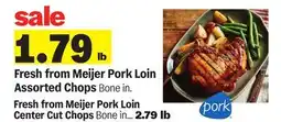 Meijer Fresh from Meijer Pork Loin Assorted Chops offer