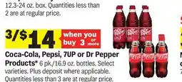 Meijer Coca-Cola, Pepsi, 7UP or Dr Pepper Products offer