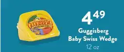 Fresh Thyme Guggisberg Baby Swiss Wedge offer