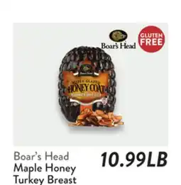 Fresh Thyme Boar's Head Maple Honey Turkey Breast offer