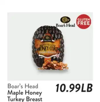 Fresh Thyme Boar's Head Maple Honey Turkey Breast offer