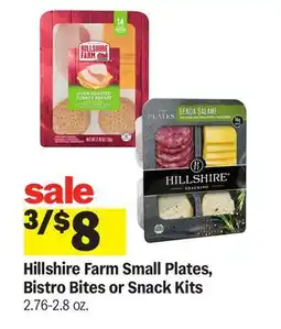 Meijer Hillshire Farm Small Plates, Bistro Bites or Snack Kits offer