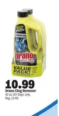 Meijer Drano Clog Remover offer