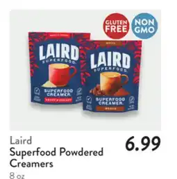 Fresh Thyme Laird Superfood Powdered Creamers offer