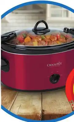 Meijer Crockpot 6 Qt. Cook & Carry Manual Slow Cooker offer