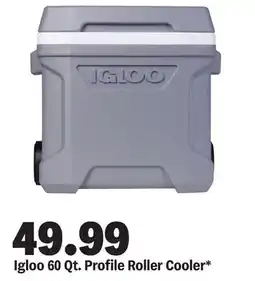 Meijer Igloo 60 Qt. Profile Roller Cooler offer