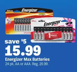 Meijer Energizer Max Batteries offer